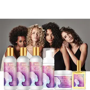 Hiçbir Paraben rulo şampuan seti doğal saç bakım ürünleri saç örgü şampuan hiçbir marka