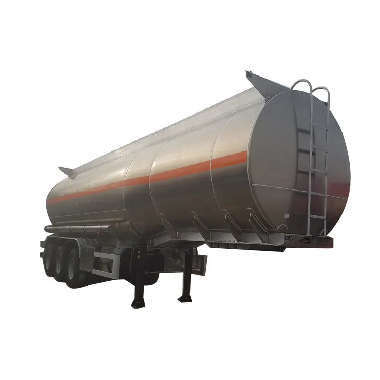चीन में किए गए स्टेनलेस एल्यूमीनियम मिश्र धातु के लिए तेल ईंधन टैंक ट्रेलर ट्रक