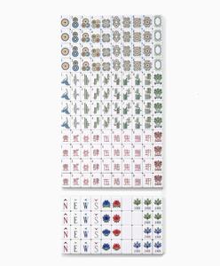 工場直送 高級アクリル製 環境に優しい 耐久性のある4層160枚入り アメリカン麻雀牌 木目調デザイン - Product Image 4