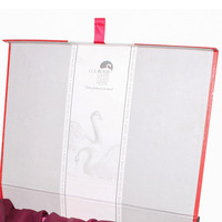 Boîte cadeau rigide à couvercle rabattable avec logo personnalisé, boîte en papier de luxe avec doublure en satin de soie pour bijoux, parfums, emballages cadeaux