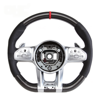 Volant en fibre de carbone et cuir LED de qualité OEM pour Mercedes-Benz, modèles CLS, Classe C, Classe E, Classe G, Classe S, W218/W219