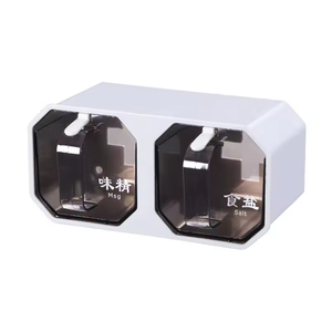 Multifunctional Plastic Spice Rack Organizer Wall Mounted Kitchen <b>Storage</b> <b>Box</b> Seasoning Jars for Salt Pepper Herb Spice <b>Tools</b> - Product Image 5