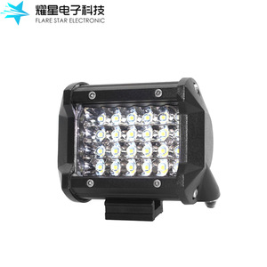 ไฟส่องสว่างสำหรับงานอุตสาหกรรม Flare Star Electronic 60W LED แบบ 4 แถว โครงอะลูมิเนียมอัลลอย สำหรับรถออฟโรด - Product Image 1