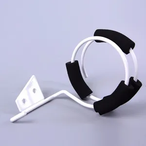 Supporto a Spirale in Alluminio da Parete <span class=keywords><strong>per</strong></span> Asciugacapelli, Nero/Bianco, Altezza 14cm, <span class=keywords><strong>per</strong></span> Bagno di Casa/Barbiere - Product Image 3