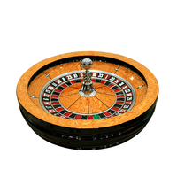 YH – Roulette de 32 pouces de qualité Casino en bois véritable pour jeu de Table de Roulette