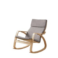 Chaise longue nordique BoConcept - Fauteuil inclinable à bascule avec structure en bois et fonction de démontage du tissu du canapé