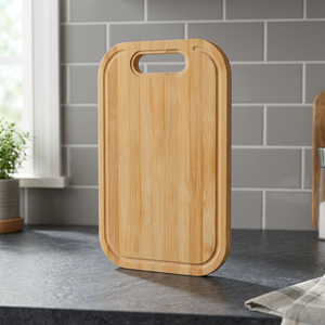 Planche à découper carrée en bambou Moso pour la maison, épaisseur 1,5 cm, durable et écologique - Product Image 6