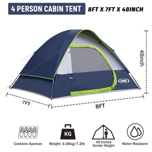 เต็นท์<span class=keywords><strong>สนาม</strong></span>สำหรับตั้งแคมป์กลางแจ้งแบบพกพา ทนทาน ผลิตจากผ้าโพลีเอสเตอร์คุณภาพสูง ดีไซน์ทันสมัย สำหรับขายส่ง - Product Image 2