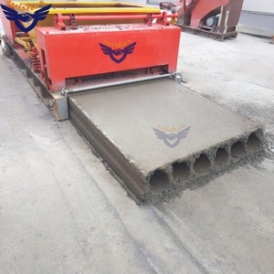 Machine de fabrication de panneaux de plancher en béton préfabriqué à âme creuse de 15 cm x 60 cm pour la construction de cadres résidentiels et commerciaux - Product Image 4