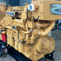 Groupe électrogène diesel marin refroidi par eau 3412C V12 680-750 kVA, unité d'alimentation auxiliaire pour navire, pièces de moteur marin