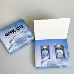 Suero de Péptidos de Cobre de Marca Privada, Péptido de Cobre Azul GHK-cu, Suero Facial Líquido en Ampolla, Mascarilla - Product Image 4