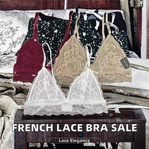 Lencería Sexy sin Tirantes para Mujer, con Efecto Push-Up, Ecológica, sin Varillas, Ultrafina, de Encaje y Malla, con Relleno Extraíble, Suave y Transpirable - Product Image 2