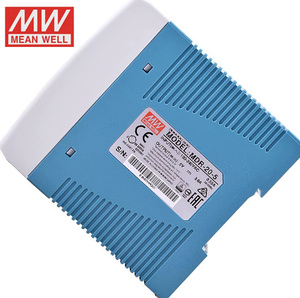 Alimentation électrique sur rail DIN MEAN WELL, série MDR-20 - 5V 12V 15V <span class=keywords><strong>24V</strong></span>, alimentation à découpage, alimentation informatique, <span class=keywords><strong>Linak</strong></span> 12V - Product Image 1