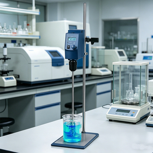 Agitateur de laboratoire haute vitesse 20L, homogénéisateur suspendu, mélangeur électrique numérique LCD - Product Image 1