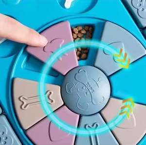 Interaktif yavaş besleyici köpek bulmaca zenginleştirme evcil hayvan yemi bulmaca besleyici artan nişan köpek IQ eğitim zihinsel oyuncak - Product Image 2