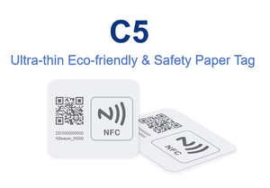 Étiquette de suivi des actifs KKM C5 à piles papier, faible consommation d'énergie, iBeacon, Eddystone, balise ultra-mince - Product Image 3