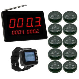 Système d'appel sans fil pour serveurs, haut de gamme, 433 MHz, système de sonorisation de table pour <span class=keywords><strong>restaurant</strong></span>, système d'appel de numéros pour <span class=keywords><strong>restaurant</strong></span>, café - Product Image 1