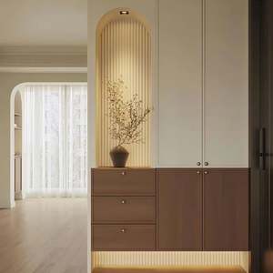 Custom Modern Modular Wood Living Room <b>Cabinet</b> with Space-Saving Design Easy Assembly School Application - Product Image 1