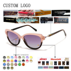 Gafas de sol tipo ojo de gato para mujer, montura completa, lentes degradados en color marrón, protección solar UV400 para adultos - Product Image 2