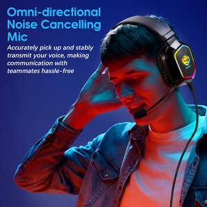 <span class=keywords><strong>Casque</strong></span> de jeu stéréo pliable avec microphone USB 3.5 filaire, son surround et basses profondes pour centres d'appels - Vente en gros OEM, prix usine - Product Image 3