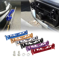 Cadre de plaque d'immatriculation rotatif à angle réglable en alliage d'aluminium, accessoire extérieur pour modification de voiture