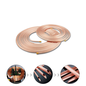 Tuyau en cuivre sans soudure C1100/C1200 de haute qualité avec services de cintrage et de soudage pour l'industrie de la décoration - Product Image 6
