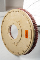 Nouvelle brosse rotative en plastique Malish de 16 pouces à trois oreilles, grain rouge, version UE, compatible avec les machines à récurer pour le nettoyage quotidien