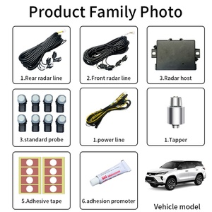 Système de stationnement intelligent sans fil Toyota Fortuner, capteurs de stationnement avant et arrière, aide au recul, accessoires de voiture - Product Image 2