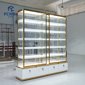 גואנגג 'ואו תכשיטים ארונות תצוגה עם מגירות תכשיטים-זכוכית-תצוגה ארון בגדים תכשיטי אופנה mdf ראווה - Product Image 3