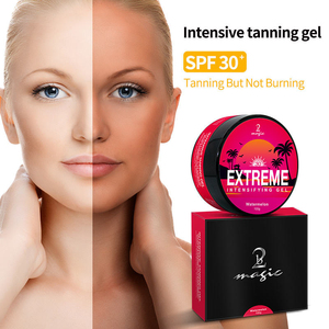 Private Label Vegan 100mL Gel autobronceador Sunbed Tan Accelerator & Extreme Intensive Sunscreen Body Cream - Product Image 5