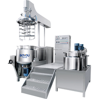 Mélangeur d'émulsion industriel 200L 300L 500L, machine à fabriquer la mayonnaise, machine de production de crème et de lotion, mélangeur sous vide pour gel, pâte à gâteau