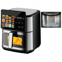 Four à air chaud intelligent grande capacité 12L - Cuisson automatique pour filets de poulet/frites - Double usage (domicile/professionnel)