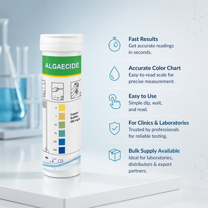 Kit per il monitoraggio della qualità dell'acqua con strisce di solfato di rame, risultati rapidi, grafico dei <span class=keywords><strong>colori</strong></span> chiaro, monitoraggio professionale - Product Image 3