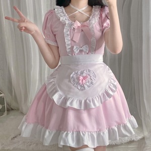 Disfraz Clásico de Anime Japonés, Vestido de Cosplay Rosa y Blanco, Fibra de Poliéster, Primavera 2025, Traje para Juego de Roles - Product Image 3