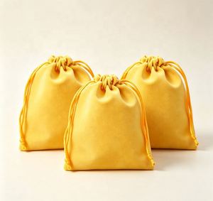 Sacs à poussière en velours doux recyclables en gros, emballage pour cadeaux, pochette pour bijoux - Product Image 4