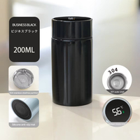 Thermos intelligent miniature LingHui, tasse isotherme avec affichage de la température LED et filtre à thé en acier inoxydable 304 pour les voyages