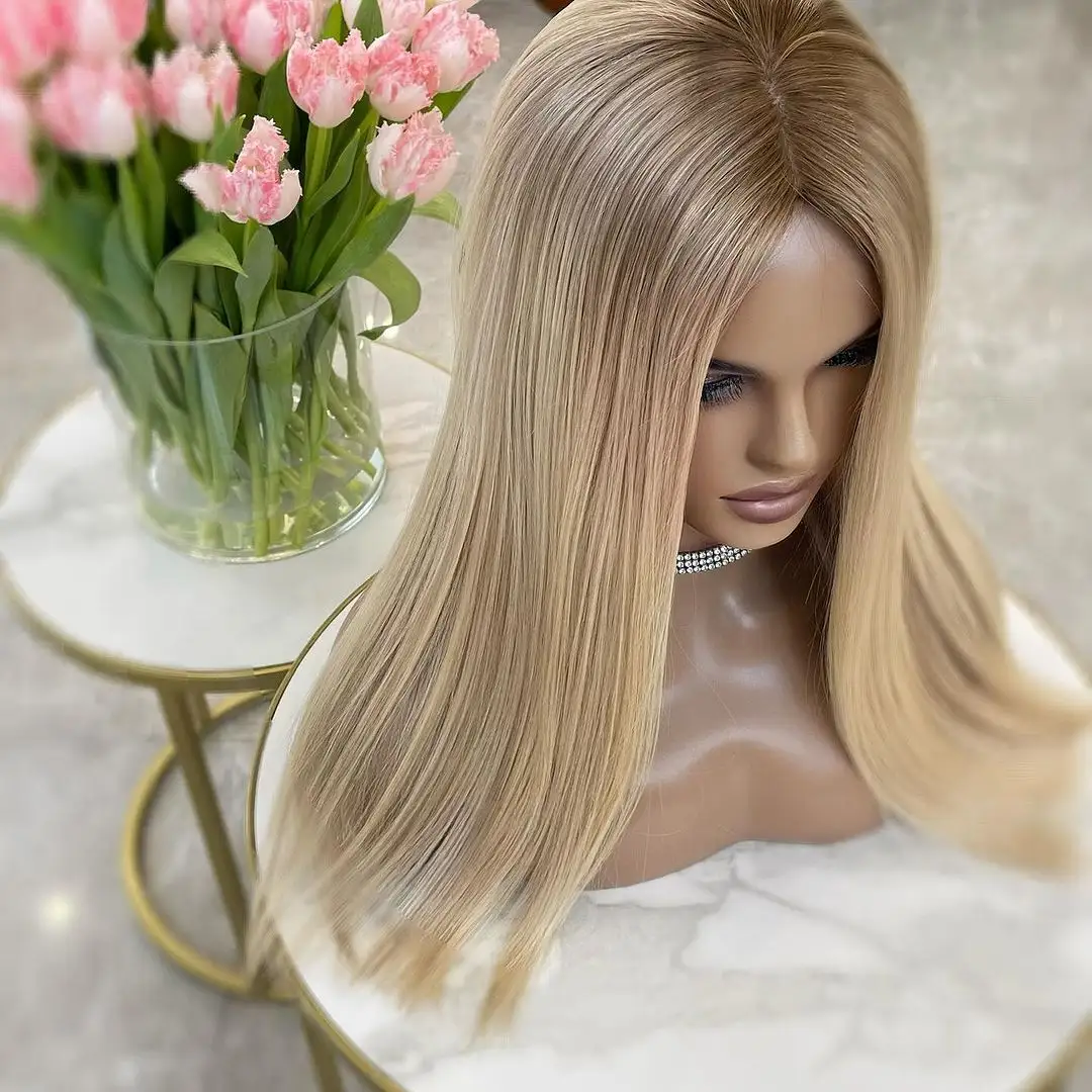 5*5 mini wig european human hair wigs 13*4 full frontal wigs for white women human hair topper free part silk base