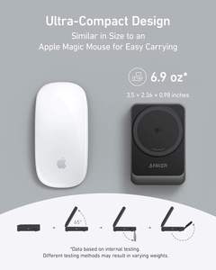 Estación de Carga Anker 3 en 1 para <span class=keywords><strong>iPhone</strong></span> 16, Soporte de Carga Inalámbrico, <span class=keywords><strong>Cargador</strong></span> Plegable de 15W con Certificación Qi2 para <span class=keywords><strong>iPhone</strong></span> 15/14 - Product Image 3