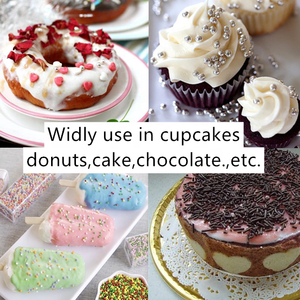 Croccanti Jimmies dolci per decorazioni per torte commestibili solide perle di <span class=keywords><strong>zucchero</strong></span> gelato in borsa per gelati e dessert - Product Image 2