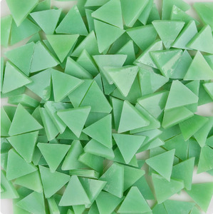 200g mica Gạch <span class=keywords><strong>Mosaic</strong></span> hỗn hợp màu tam giác gạch thủy tinh màu đẹp tự làm khảm thủ công làm vật liệu - Product Image 5
