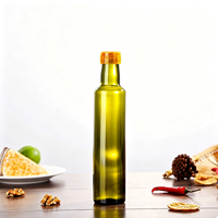 Bouteilles en verre carrées vides de qualité alimentaire 250 ml 500 ml 750 ml 1 l, bouteille en plastique de 1 litre pour l'huile d'olive