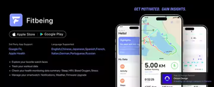 30 Meters Waterproof Amoled <strong>Build</strong> in GPS BT Call Out Door 350mAh Long Endurance <strong>Smart</strong> <strong>Watches</strong> - Product Image 3