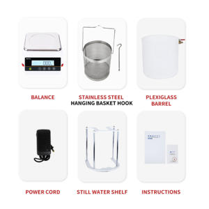 PUNX 비중 및 물 전자 실험실 균형을 측정하는 데 사용되는 디지털 정수압 저울 스케일 - Product Image 4