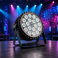 Vente directe usine : Projecteur LED Par 18x RGBWAUV 6-en-1 DMX512 en aluminium, indice IP33, lumière du jour 6000K, pour éclairage mural de scène