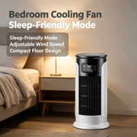 Ventilateur Rafraîchisseur d'Air Portable Autonome Silencieux avec Humidificateur à Brume, 3 Lames, 6 Vitesses Réglables, USB, pour Bureau, Vente en Gros