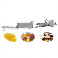 Ligne de production de riz artificiel par extrusion populaire de 100 à 200 kg/h, machine à fabriquer du riz doré, couscous, dal