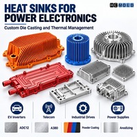 Fabricant de pièces moulées sur mesure pour dissipateurs thermiques avec inspection et assemblage secondaire