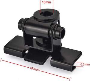 Support de fixation d'antenne radio mobile CB classique 400B, fixation par trou traversant, support de montage sur rebord de trou de 16 mm pour voiture - Product Image 3