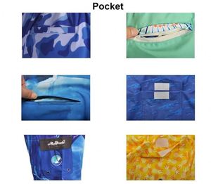Pantalones Cortos de Surf Personalizados ODM, Sublimados, de Secado Rápido, Elásticos en 4 Direcciones, Talla Grande, con Rayas de Gingham, Ligeros, de Poliéster - Product Image 3