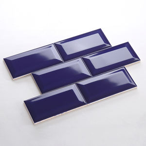 Carreaux muraux classiques en céramique noire 200x200mm, émaillés, rustiques, modernes, brillants, antibactériens, résistants aux acides, pour intérieur d'appartement AD - Product Image 5